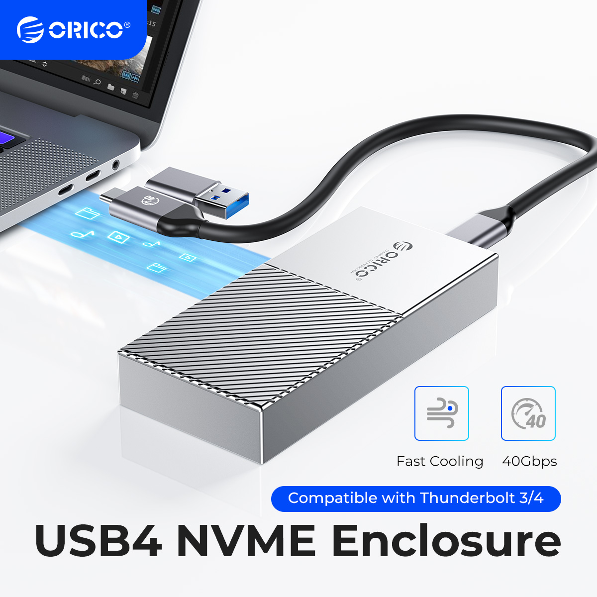 ORICO USB4 NVMe SSD Enclosure  - огляд і ціна Thunderbolt 4 External Ssd 4Tb