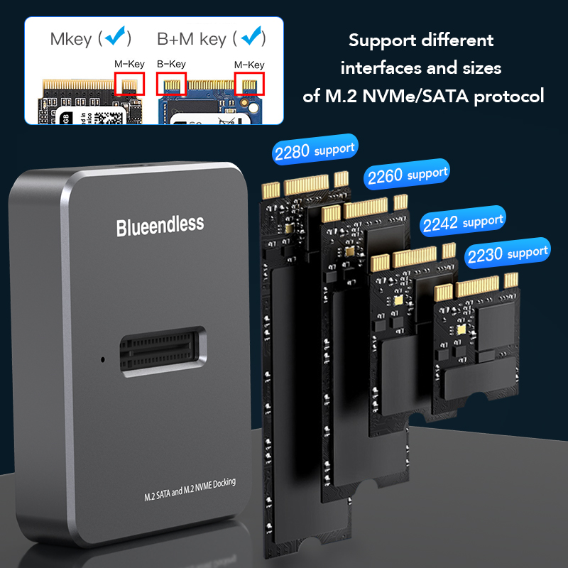 Blueendless M2 NVMe Docking St - огляд і ціна 8Tb M2 Nvme Ssd