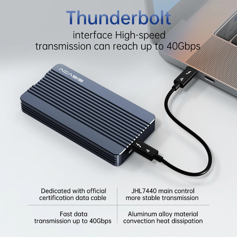 ACASIS 40Gbps M.2 NVMe SSD Enc - огляд і ціна 8Tb M2 Nvme Ssd